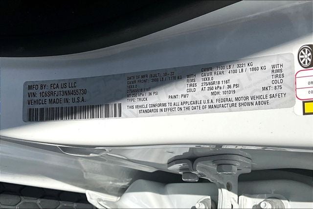 2022 RAM 1500 Laramie