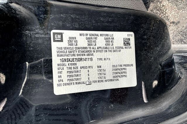 2013 Chevrolet Suburban 1500 LT