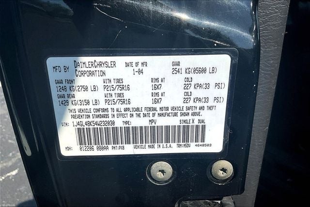 2004 Jeep Liberty Sport