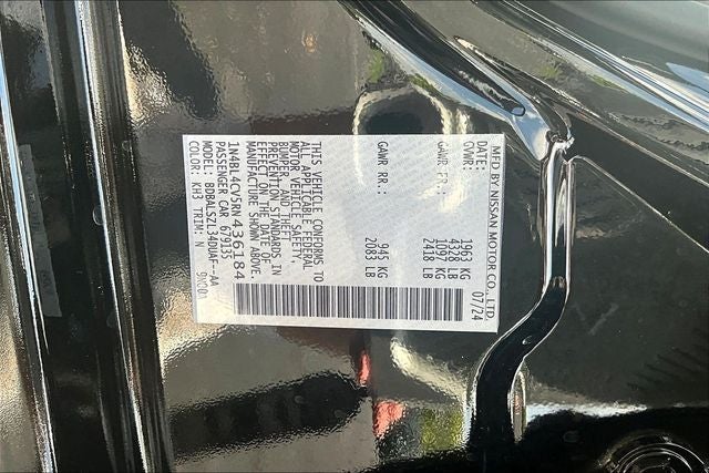 2024 Nissan Altima 2.5 SR