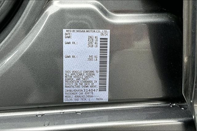 2025 Nissan Altima 2.5 SV