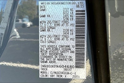2026 Nissan Frontier PRO-4X