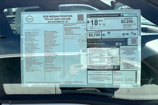 2026 Nissan Frontier PRO-4X