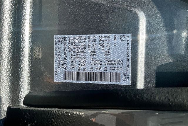 2026 Nissan Frontier SV