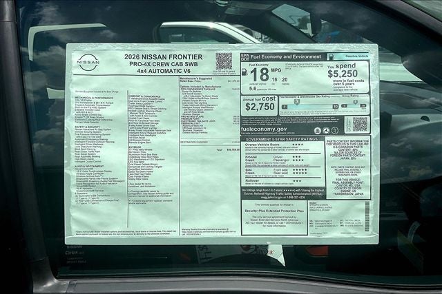 2026 Nissan Frontier PRO-4X