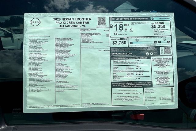 2026 Nissan Frontier PRO-4X