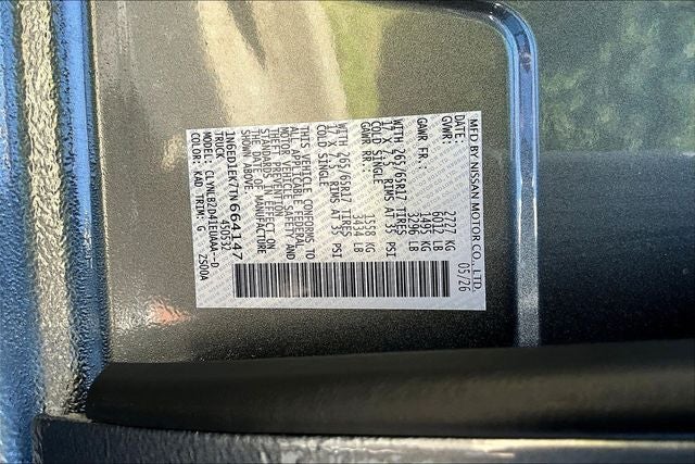 2026 Nissan Frontier SV