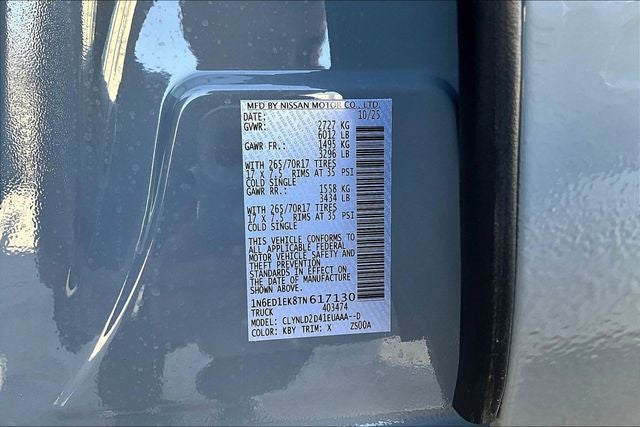2026 Nissan Frontier PRO-4X
