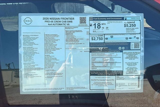 2026 Nissan Frontier PRO-4X