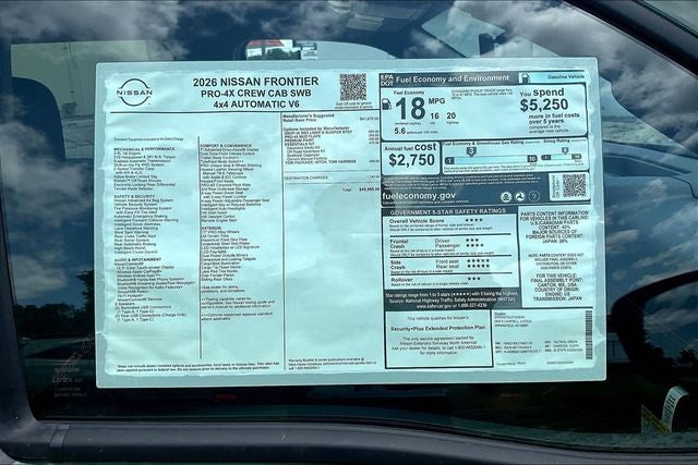 2026 Nissan Frontier PRO-4X