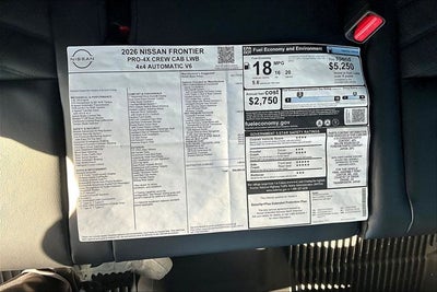 2026 Nissan Frontier PRO-4X