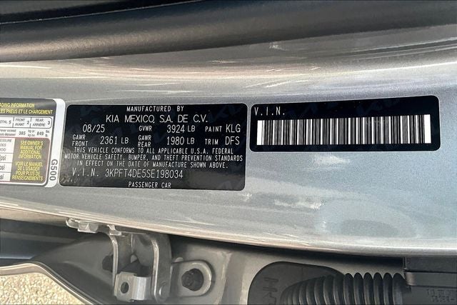 2025 Kia K4 LXS