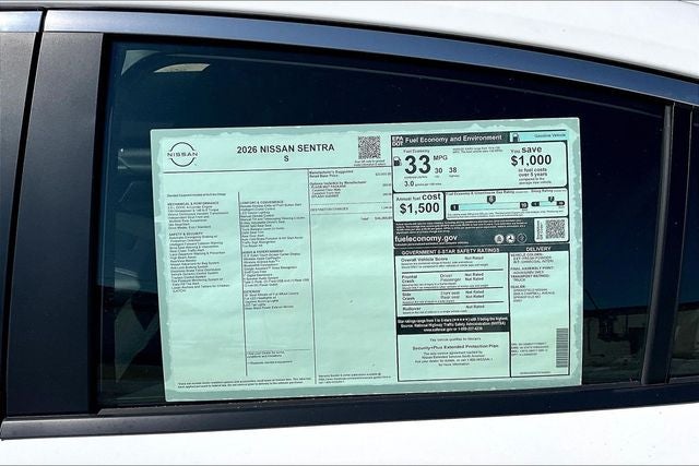 2026 Nissan Sentra S
