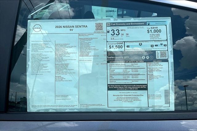 2026 Nissan Sentra SV