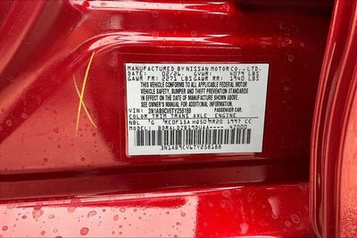 2026 Nissan Sentra SV