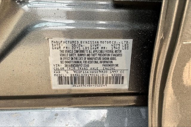 2027 Nissan Sentra SV