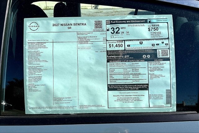 2027 Nissan Sentra SR