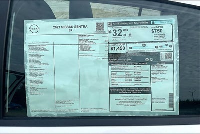 2027 Nissan Sentra SR
