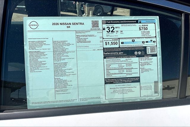 2026 Nissan Sentra SR