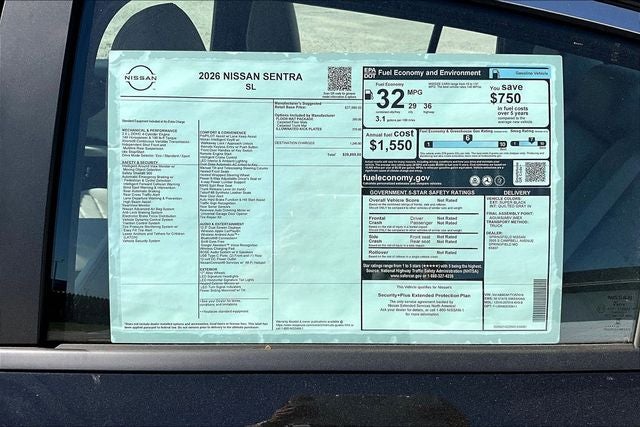 2026 Nissan Sentra SL