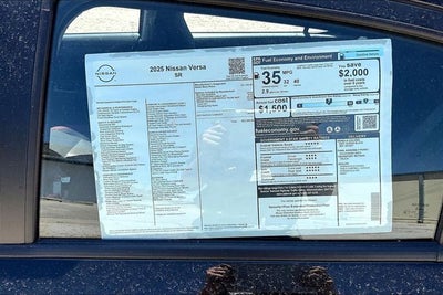 2025 Nissan Versa 1.6 SR