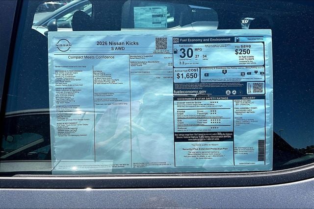 2026 Nissan Kicks S