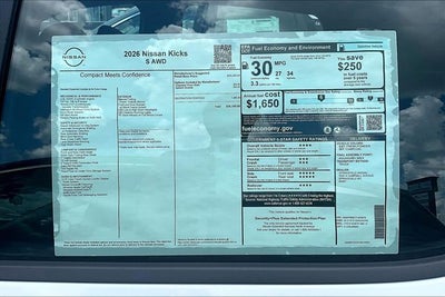 2026 Nissan Kicks S