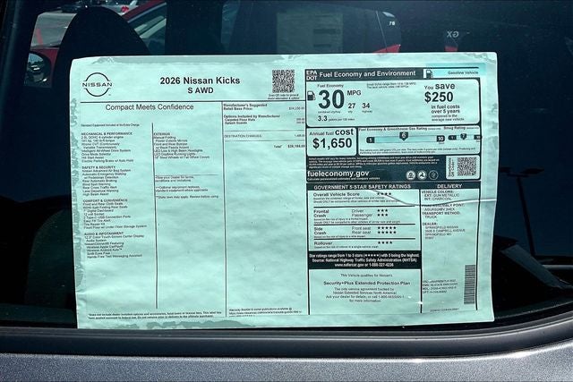 2026 Nissan Kicks S