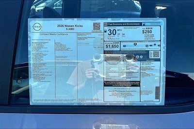 2026 Nissan Kicks S