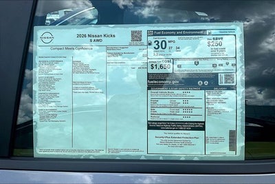 2026 Nissan Kicks S