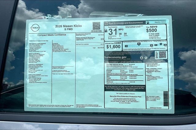 2026 Nissan Kicks S