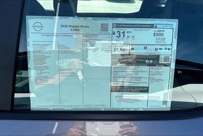 2026 Nissan Kicks S