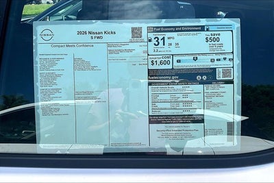 2026 Nissan Kicks S