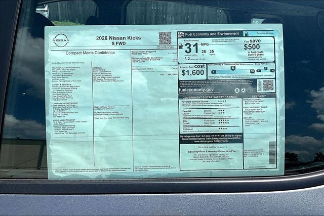 2026 Nissan Kicks S