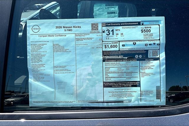 2026 Nissan Kicks S
