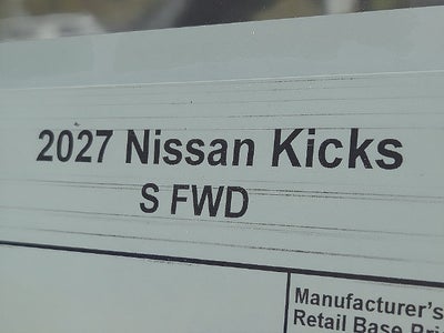 2027 Nissan Kicks S