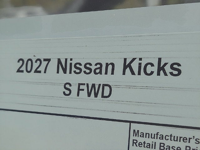 2027 Nissan Kicks S