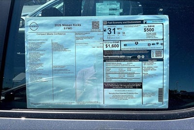 2026 Nissan Kicks S