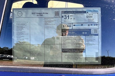 2027 Nissan Kicks SV