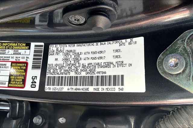 2018 Toyota Tacoma TRD Sport V6