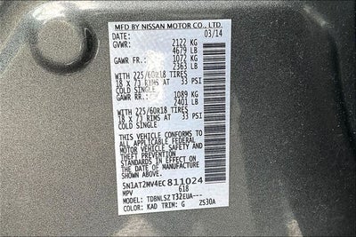 2014 Nissan Rogue SL