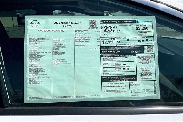 2026 Nissan Murano SL