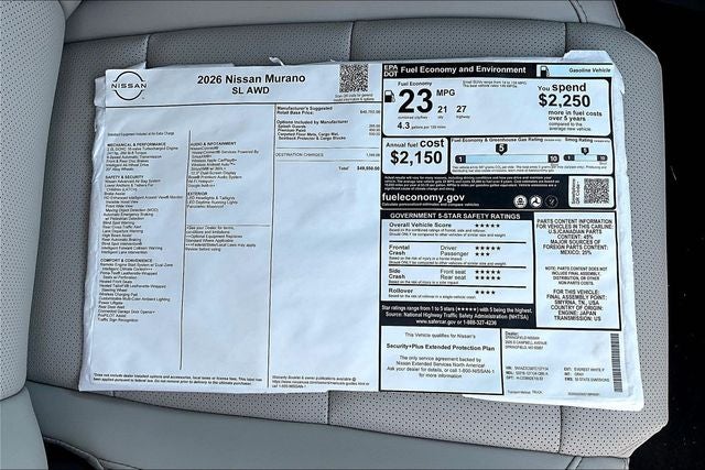 2026 Nissan Murano SL