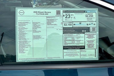 2026 Nissan Murano Platinum