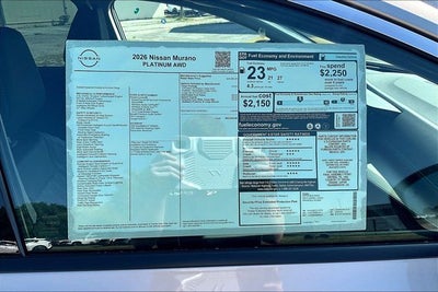2026 Nissan Murano Platinum