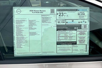 2026 Nissan Murano Platinum