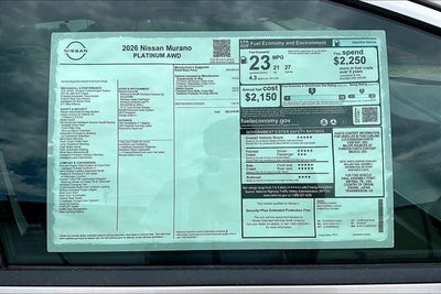 2026 Nissan Murano Platinum