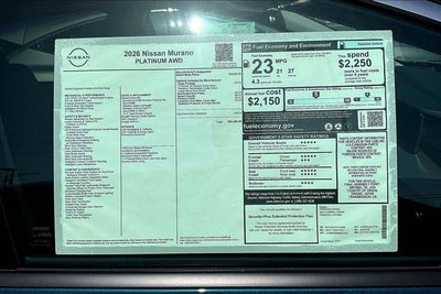 2026 Nissan Murano Platinum