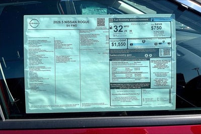 2026 Nissan Rogue SV