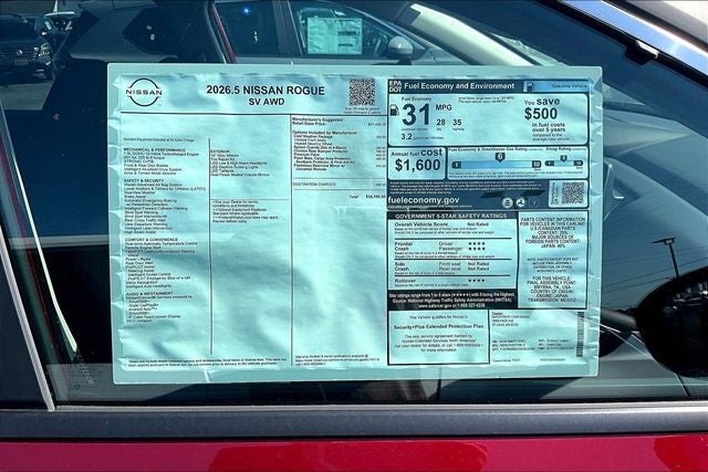 2026 Nissan Rogue SV